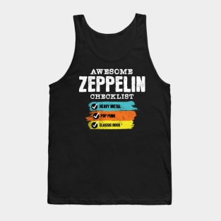 Awesome zepp checklist Tank Top